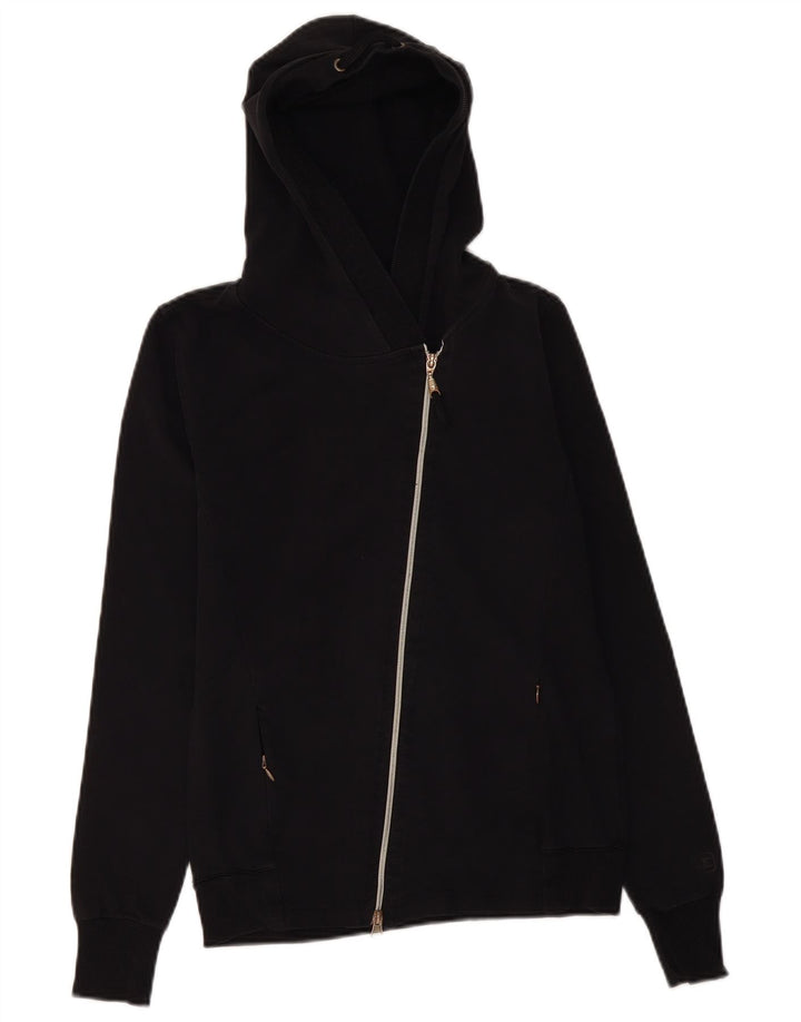 CHAMPION Pull à capuche zippé pour femme UK 12 Noir moyen