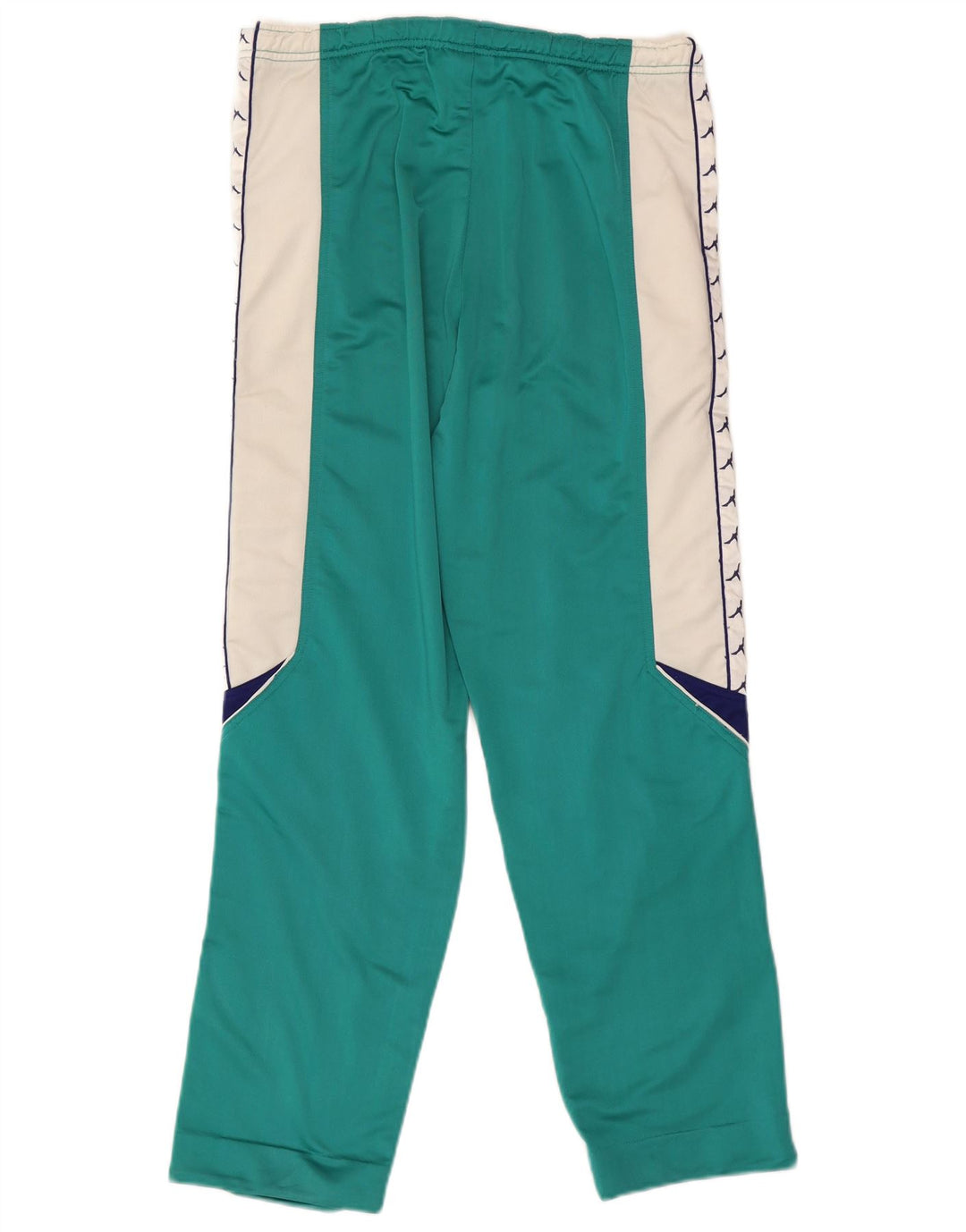 Kappa Pantalon de Survêtement Graphique Homme Vert Colorblock Large