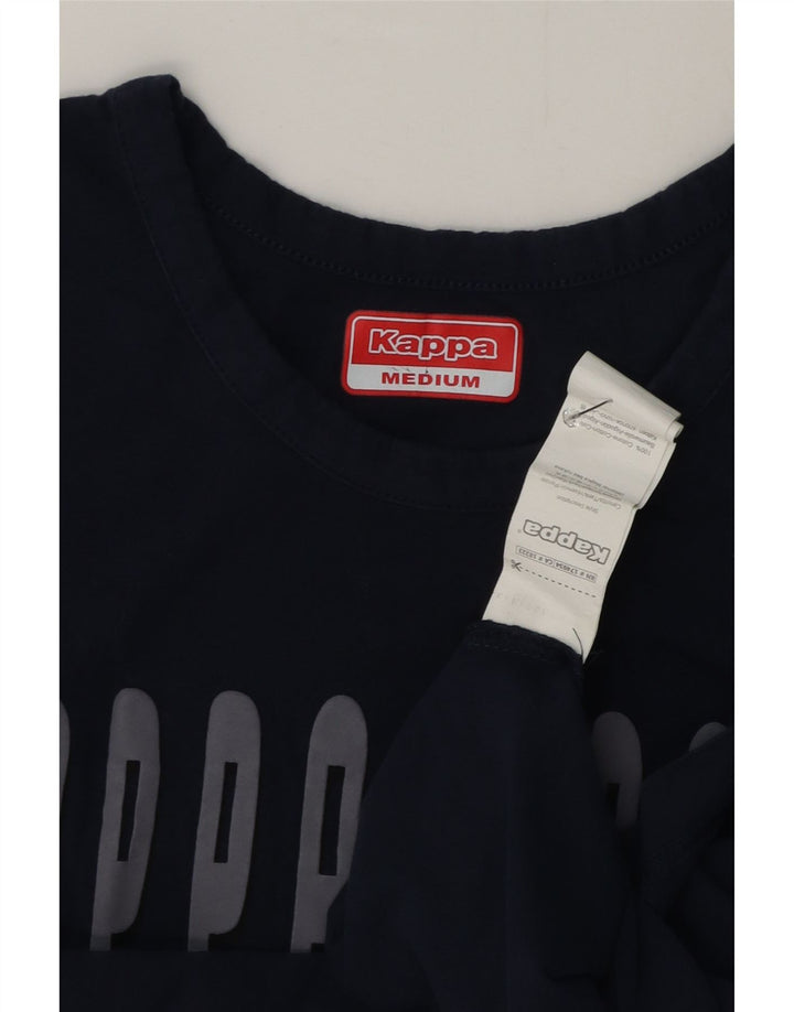 Kappa Débardeur Graphique Homme Bleu Marine Moyen Coton