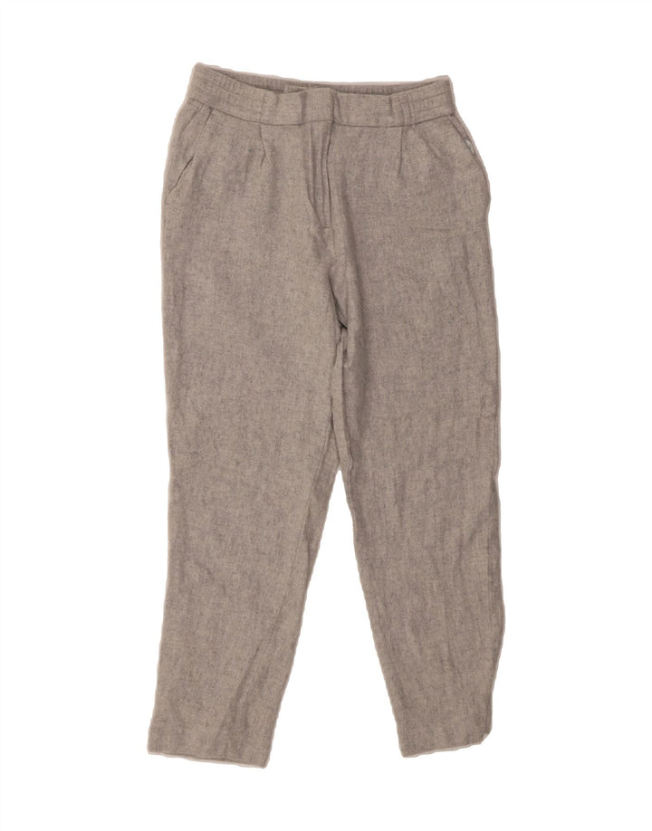 MASSIMO DUTTI Womens Slim Chino Trousers EU 38 Small W26 L24 Grey Wool Vintage Massimo Dutti and Second-Hand Massimo Dutti from Messina Hembry 