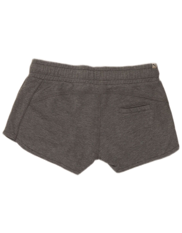 Puma Short de sport pour femme UK 14 Large W32 Gris