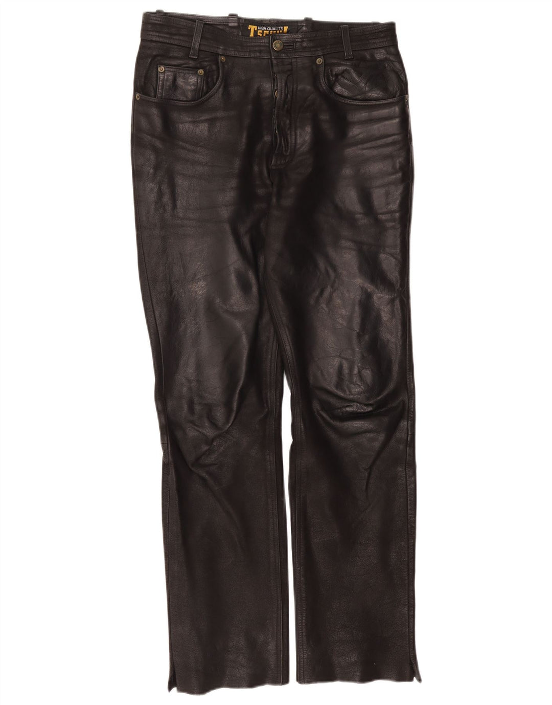 Tschul Pantalon décontracté droit pour femme W31 L30 Noir