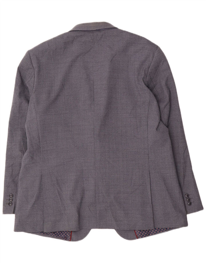 Marks & Spencer Veste blazer coupe régulière à 2 boutons pour homme UK 46 XL Bleu marine