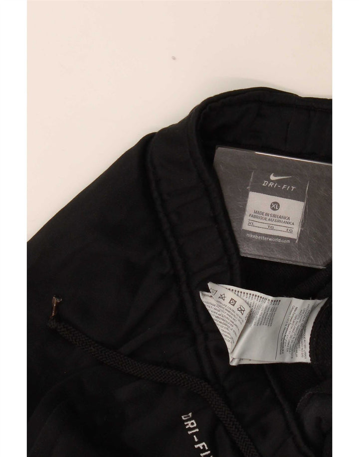 Nike Pantalon de survêtement Dri Fit pour homme XL Noir Polyester