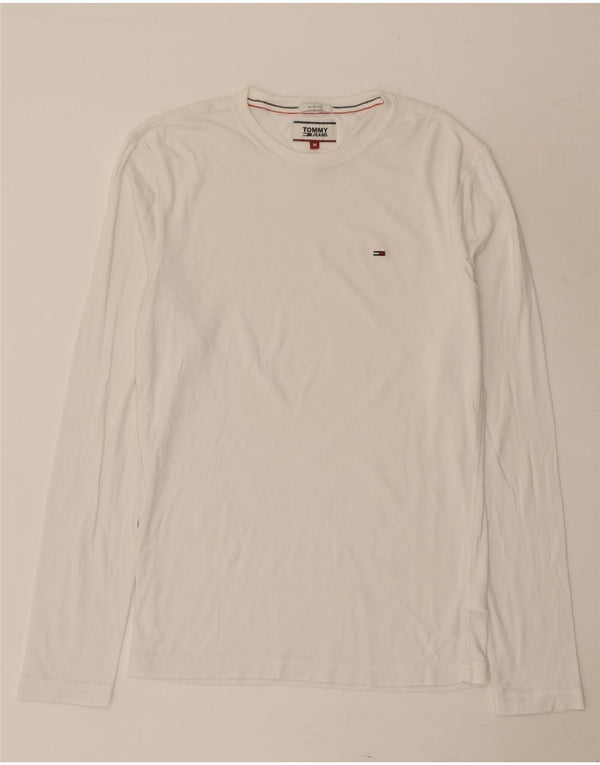 Tommy Hilfiger Haut ajusté à manches longues pour homme en coton blanc moyen