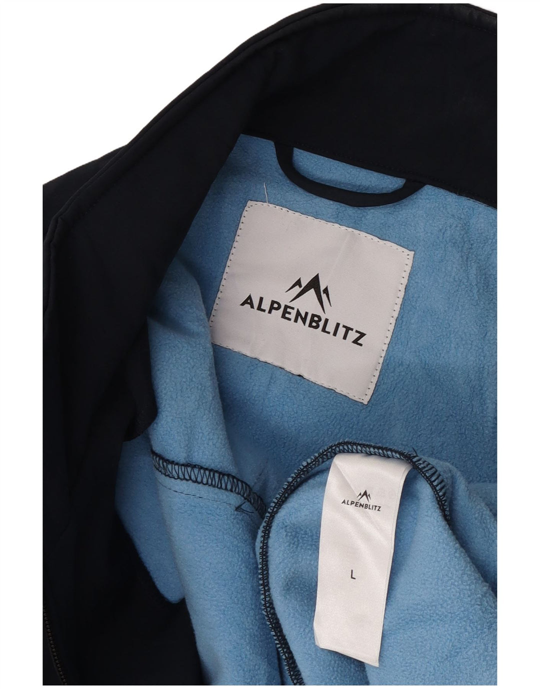 ALPENNBLITZ Veste coupe-vent pour homme UK 40 Large Bleu Marine Polyester