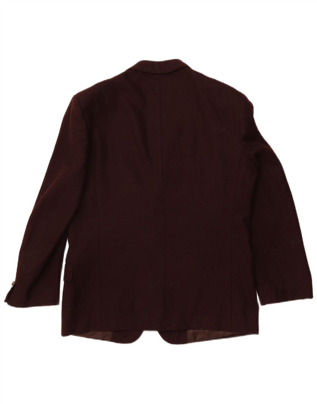 Valentino Veste Blazer 2 Boutons Homme IT 50 Large Marron Laine