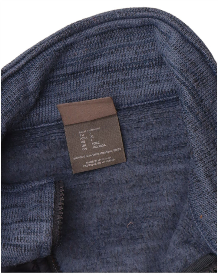 JACK WOLFSKIN Veste de survêtement pour homme UK 40/42 Large Bleu Colourblock