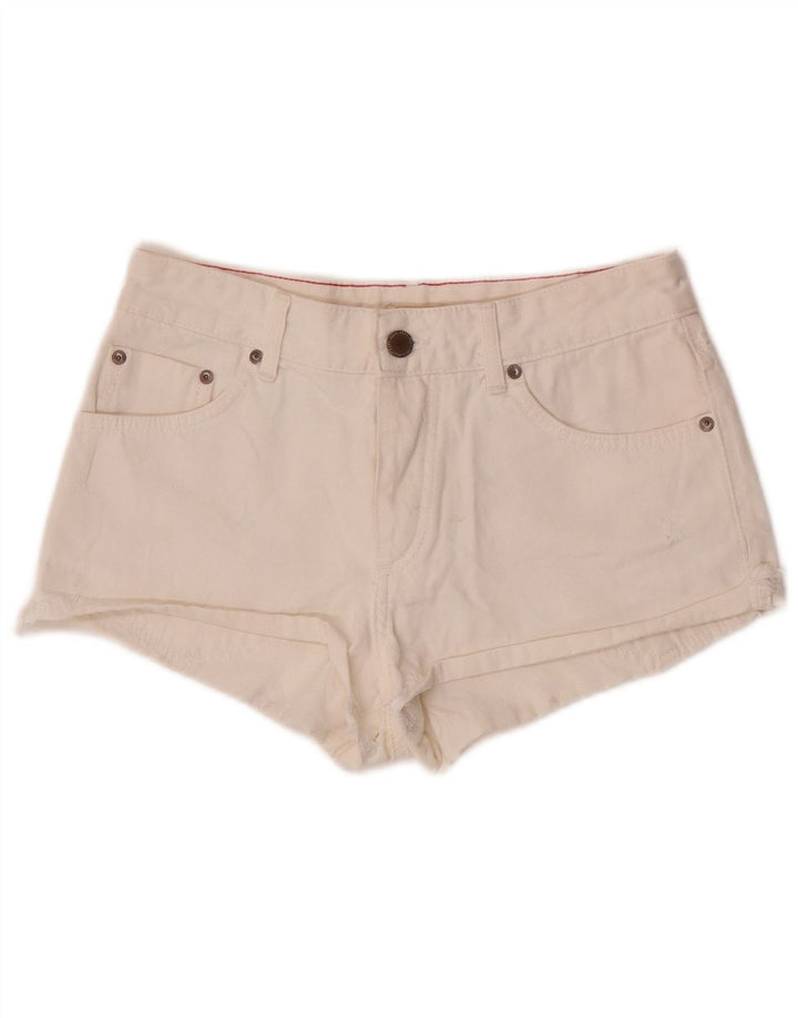 Roxy Womens Denim Hot Pants Petit W26 Coton Blanc