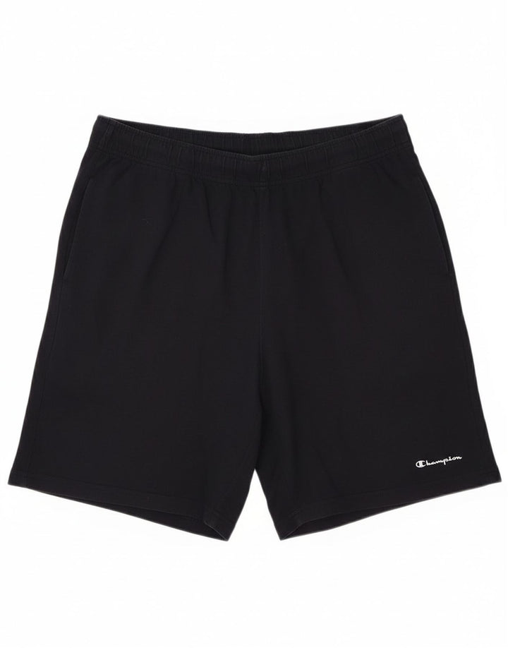 Champion Short de sport pour homme 2XL en coton bleu marine