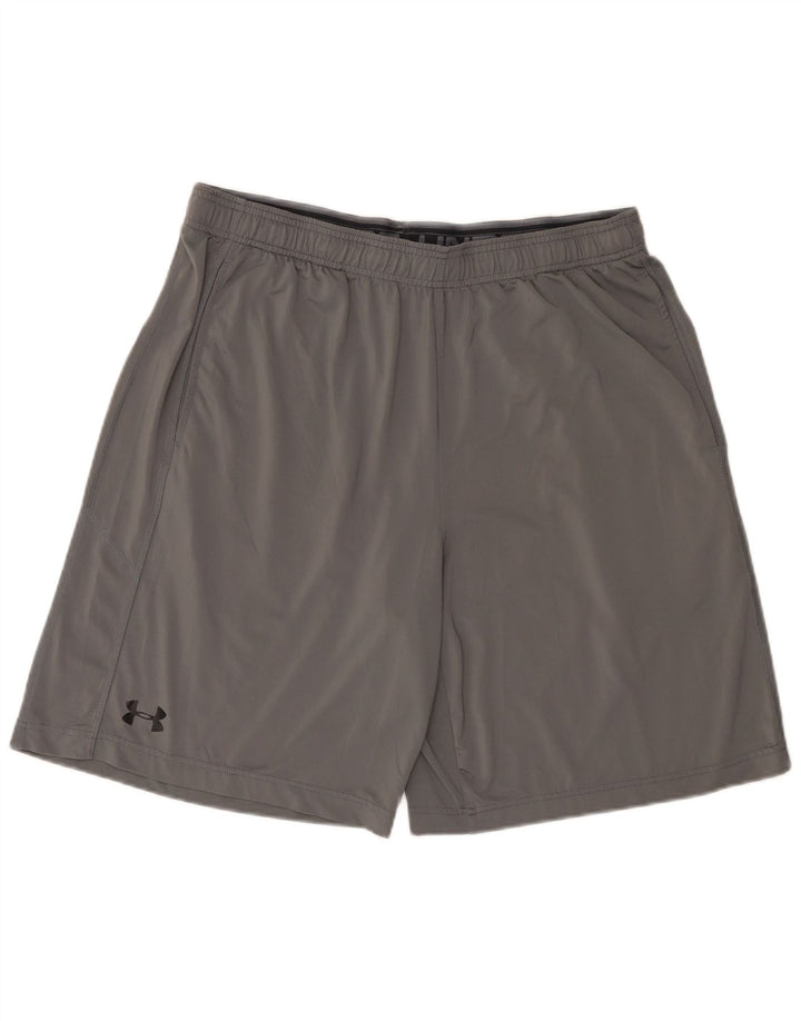 Under Armour Short de Sport Homme XL Gris Polyester