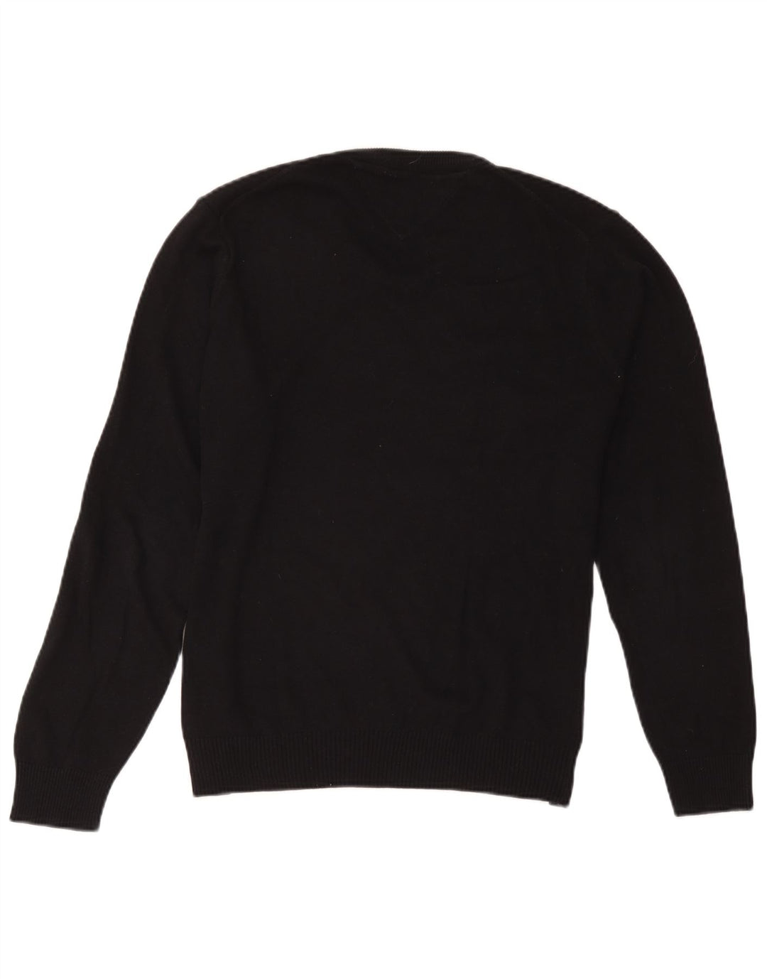 Tommy Hilfiger Pull Col V Homme Noir Moyen Coton