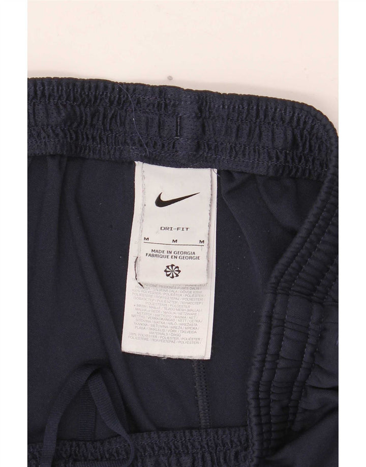 Pantalon de survêtement Nike Dri Fit pour homme en polyester color block bleu marine moyen
