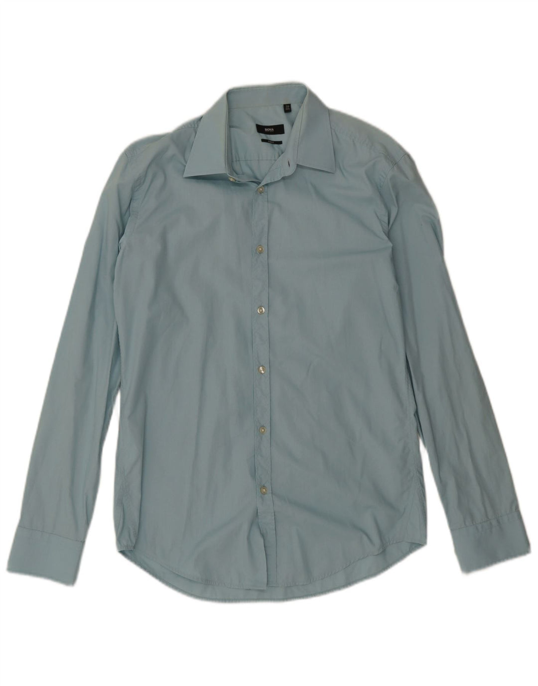 Hugo Boss Chemise slim fit pour homme Taille 39 15 1/2 Bleu moyen