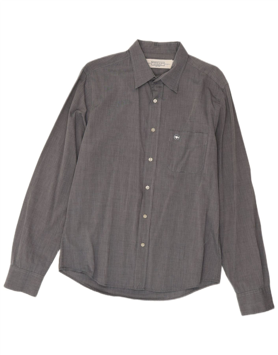 Murphy & Nye Chemise Slim Fit Homme Gris Taille L