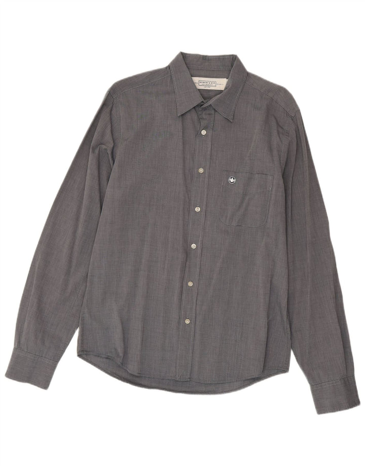 Murphy & Nye Chemise Slim Fit Homme Gris Taille L
