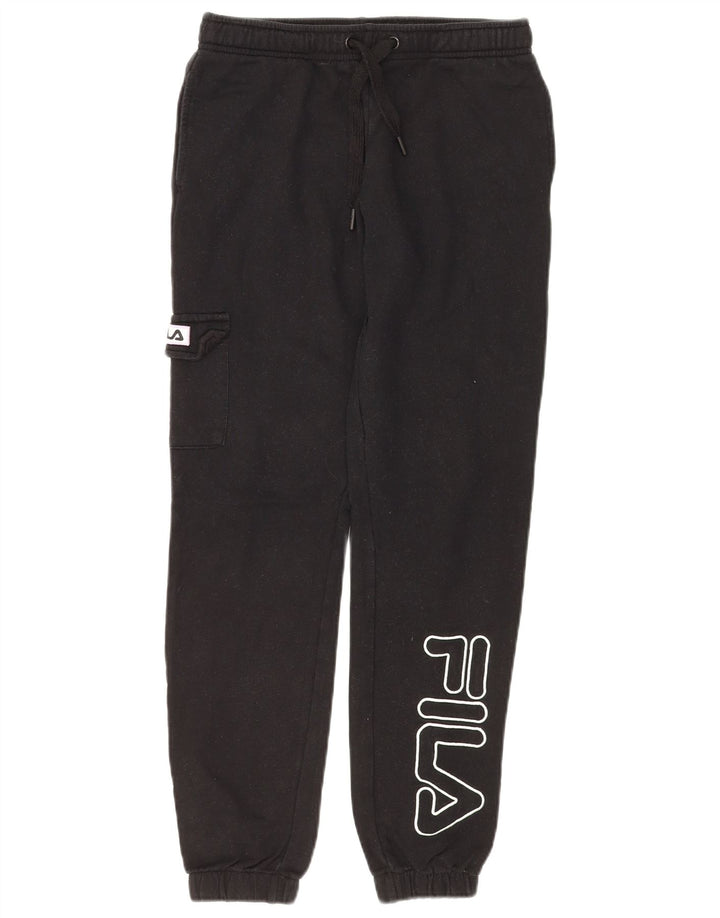FILA Pantalon de survêtement cargo graphique fille 13-14 ans noir