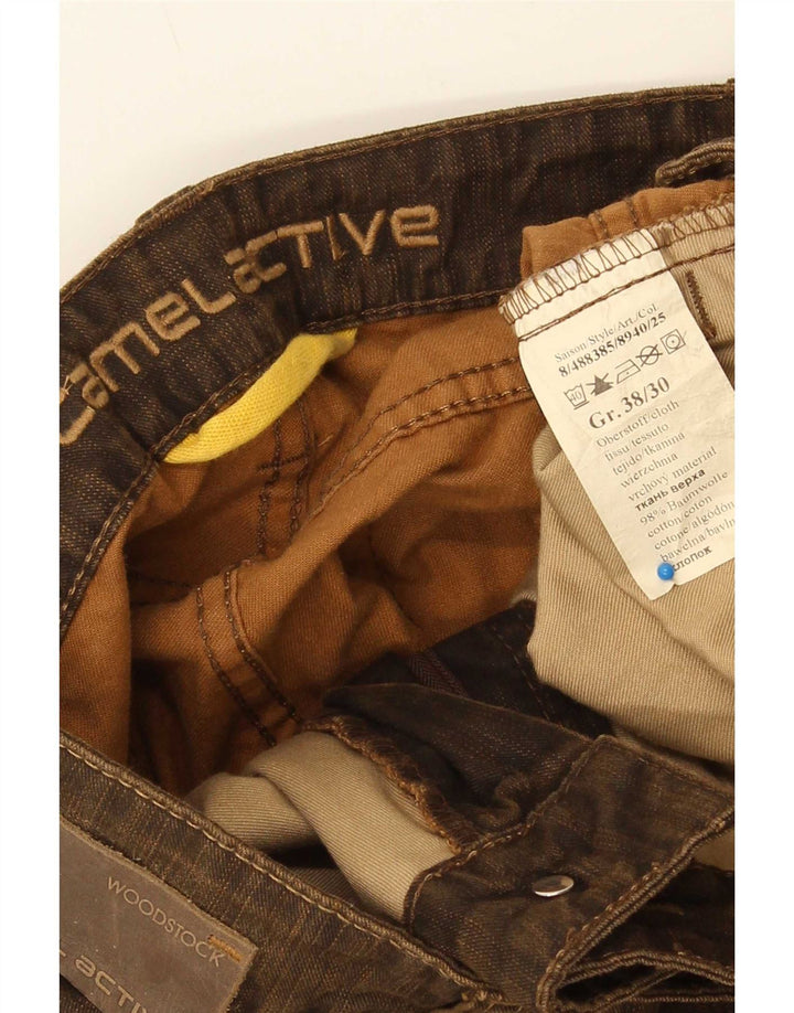 Camel Active Jean droit homme W38 L30 marron coton