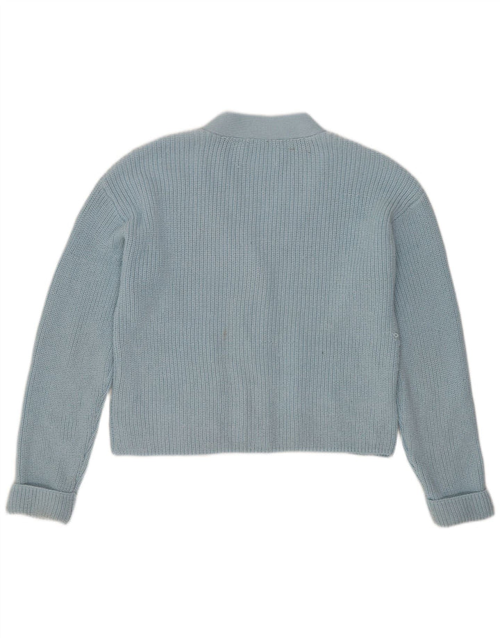 Zara Cardigan court pour fille 13-14 ans Bleu Polyester