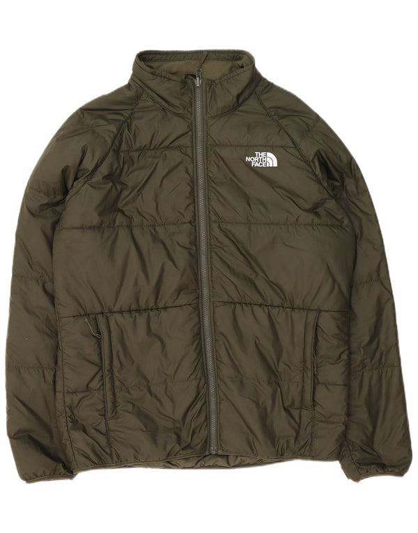 The North Face Veste matelassée Graphic Liner pour homme UK 40 Large Vert Polyester