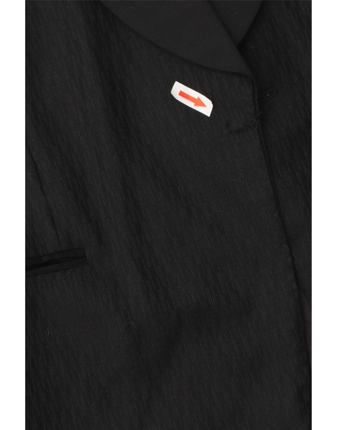 vintage Mens Open Blazer Veste UK 40 Grand Noir