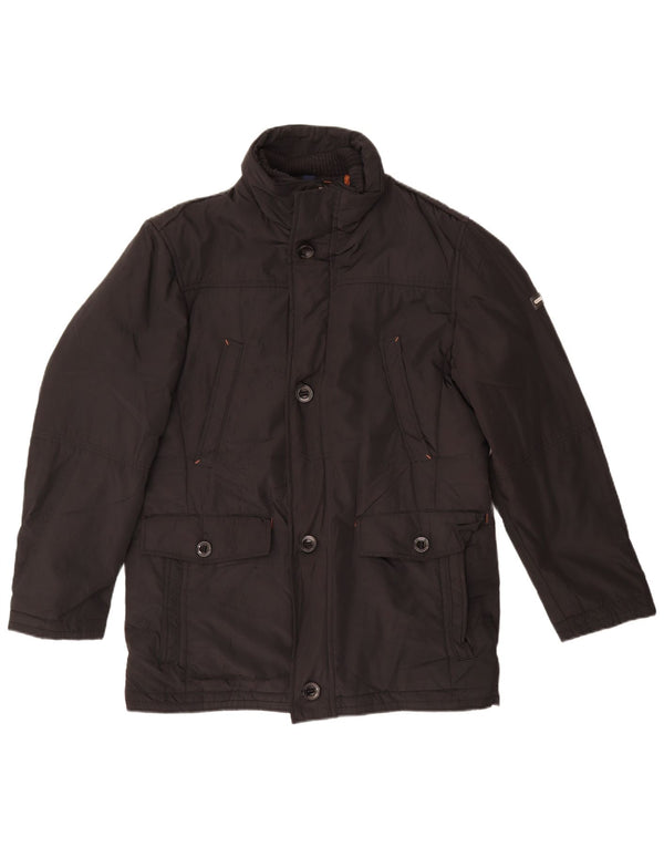 Pierre Cardin Veste utilitaire pour homme UK 40 Large Noir Polyester Classique