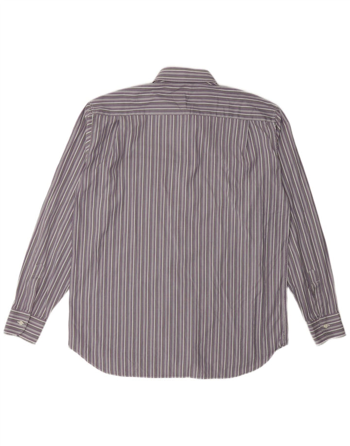 PLAY Chemise Homme Taille 41 16 Grand Coton Rayé Violet