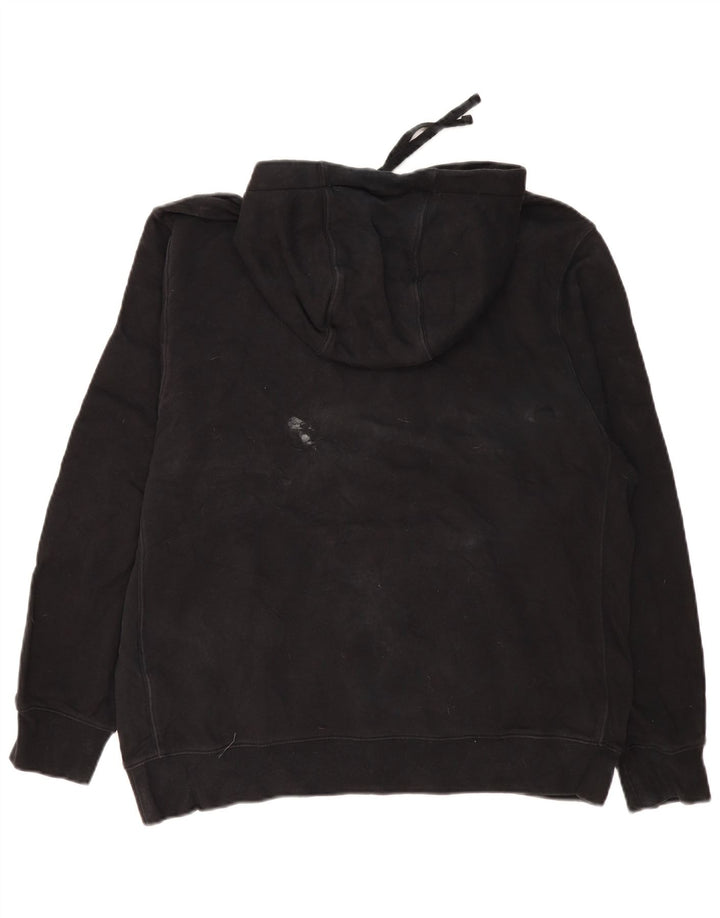 Nike Pull à capuche pour homme en coton noir Taille L