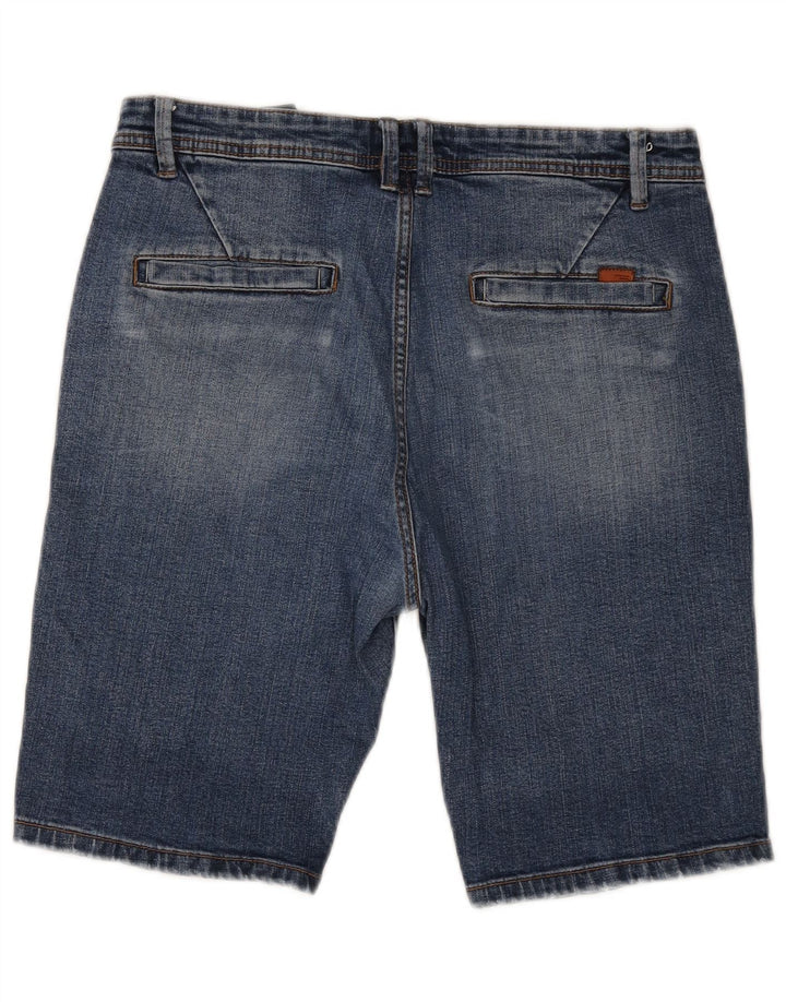 Zara Short en jean pour homme EU 42 Large W32 Bleu