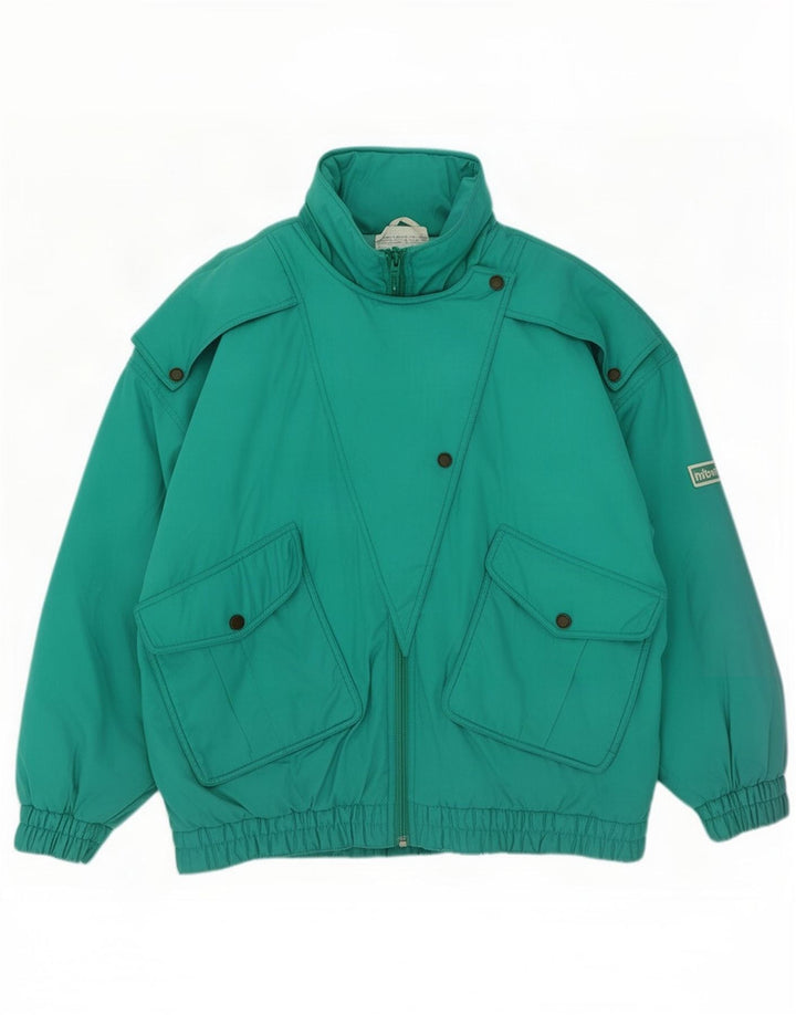 Hibernia Veste de ski surdimensionnée pour femme UK 14 Large Vert Polyester