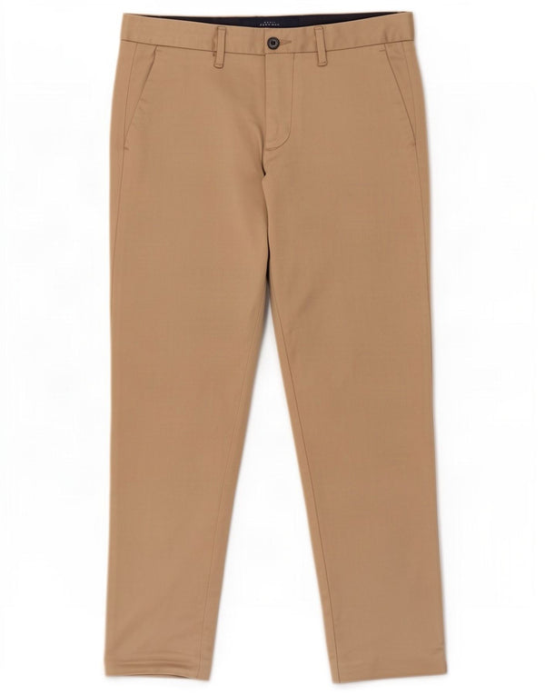 Zara Pantalon Chino Slim Homme EU 38 Small W30 L26 Beige