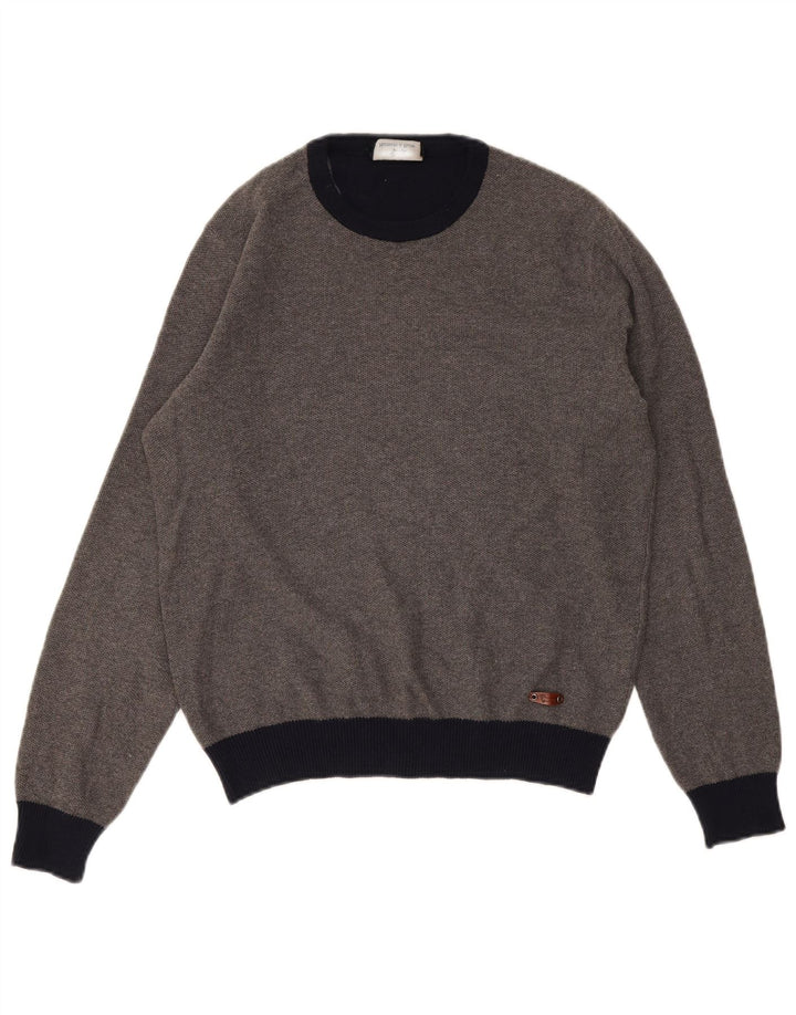 Harmont & Blaine Pull ras du cou pour femme UK 14 Gris moyen