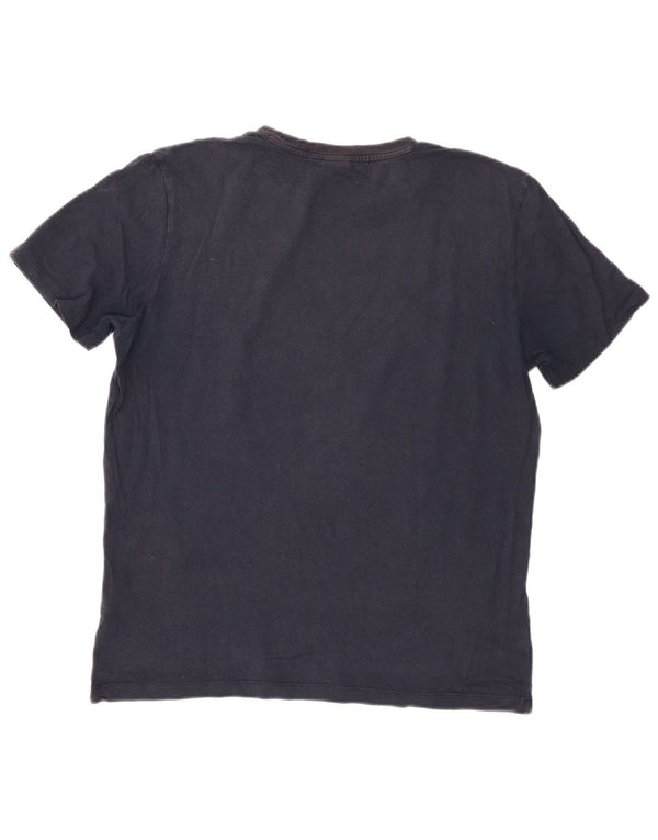 Hugo Boss T-Shirt pour hommes, haut grand, bleu marine