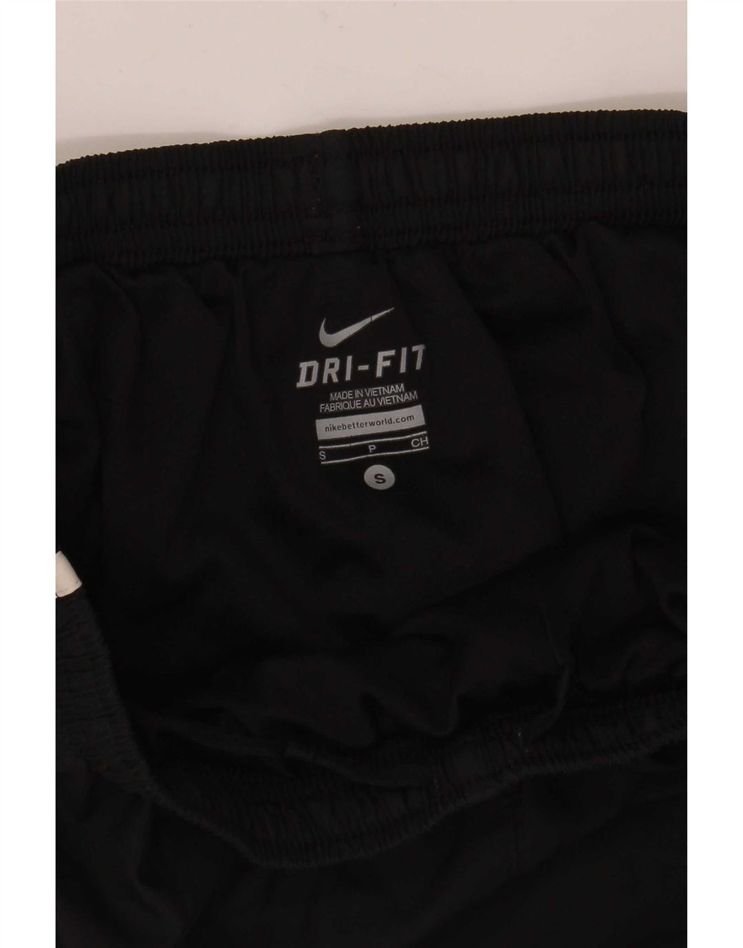 Nike Short de sport Dri Fit pour femme UK 10 Petit Noir Polyester