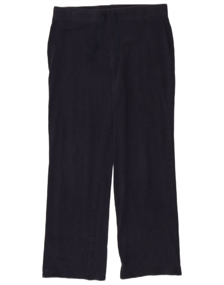 MARKS & SPENCER Pantalon de survêtement pour femme UK 14 Large Bleu Marine Coton
