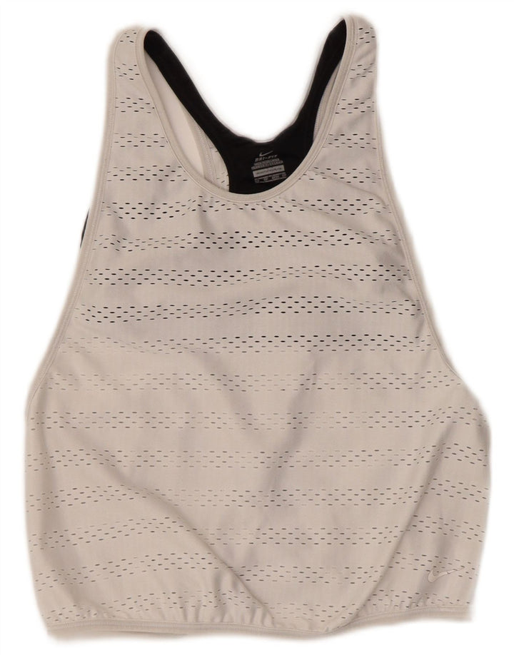 Nike Womens Dri Fit Débardeur UK 6 XS Blanc