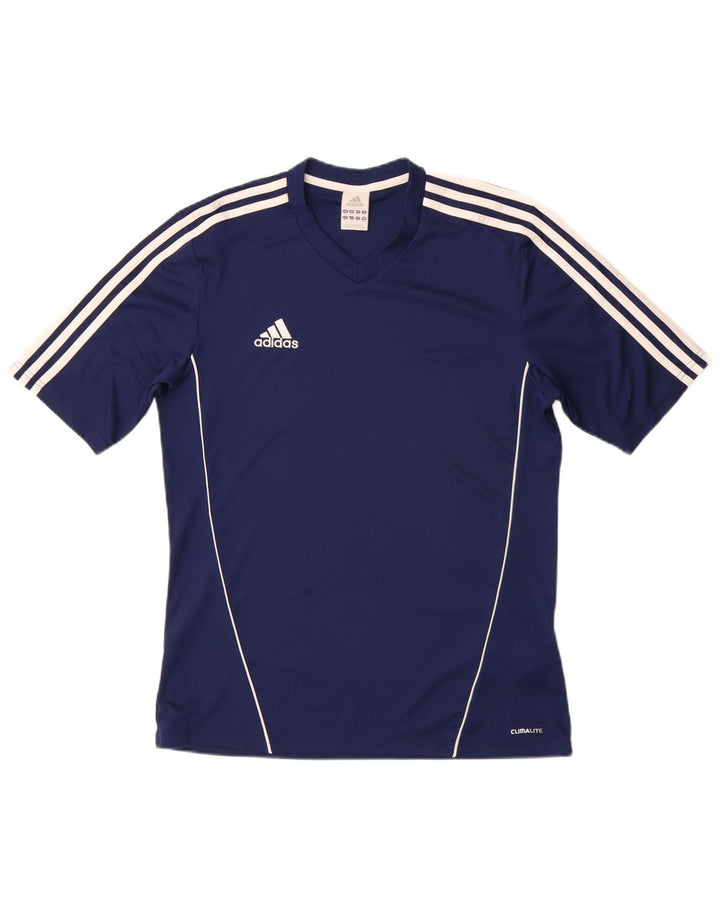 ADIDAS T-Shirt Climalite Homme Bleu Marine Moyen Polyester