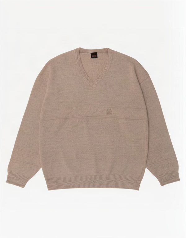 WESTBURY By C&A Pull ample à col en V pour homme Gris moyen moucheté