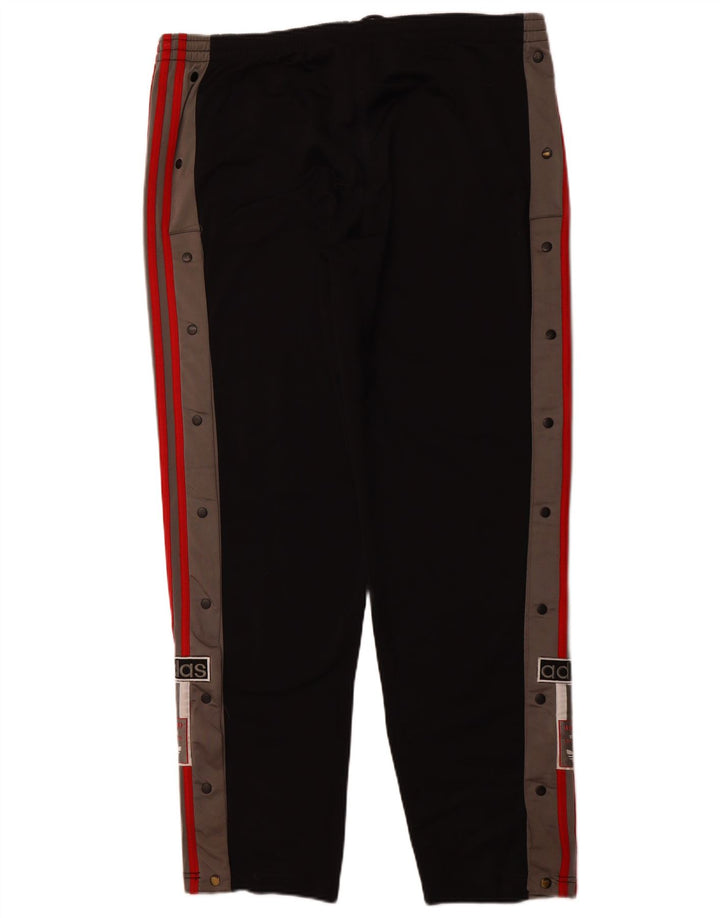 ADIDAS Pantalon de survêtement graphique pour femme Large Noir Colourblock Sports