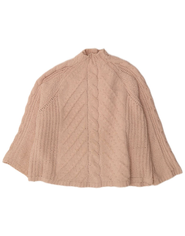 Marks & Spencer Pull surdimensionné à col roulé pour femme UK 18 XL Rose