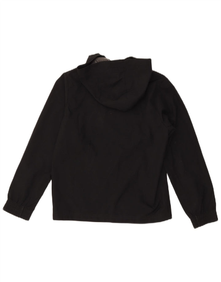 ADIDAS Veste coupe-vent à capuche pour garçon 9-10 ans Noir Polyester