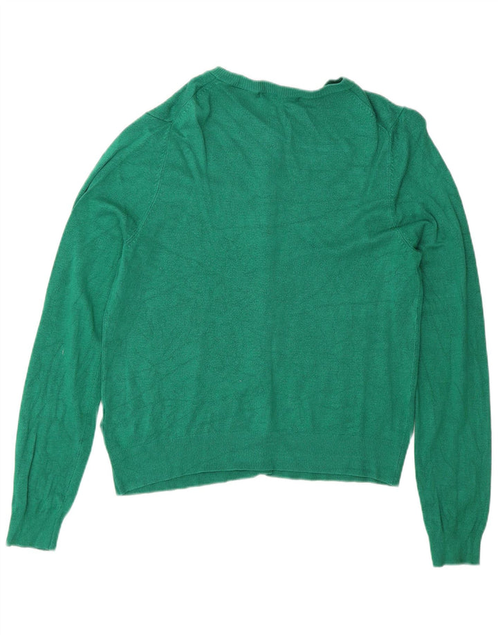 Marks & Spencer Cardigan pour femme en viscose vert moyen UK 42