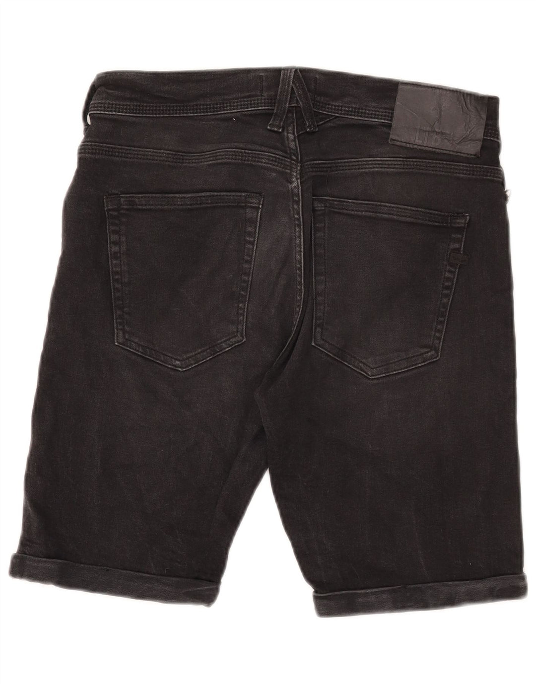 LTB Short en Jean Homme Petit W28 Coton Noir