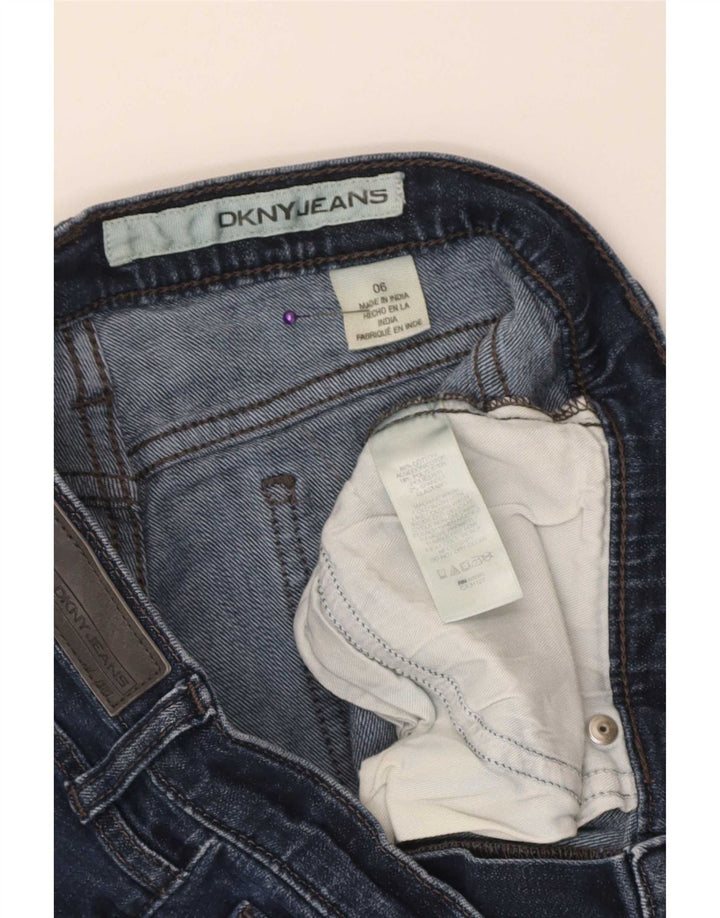 Dkny Bermuda en jean pour femme US 6 Medium W30 Bleu Coton