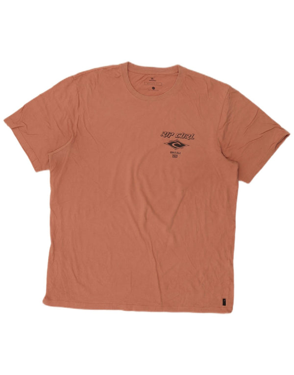 Rip Curl T-shirt graphique coupe décontractée pour homme XL Rose