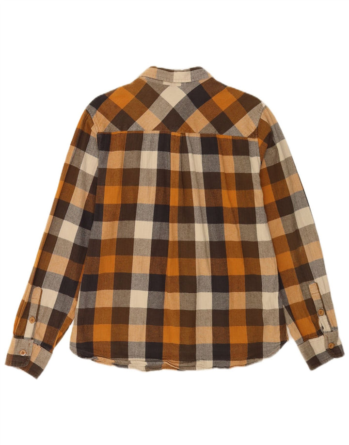 MOUNTAIN WAREHOUSE Chemise en flanelle pour homme en coton à carreaux marron