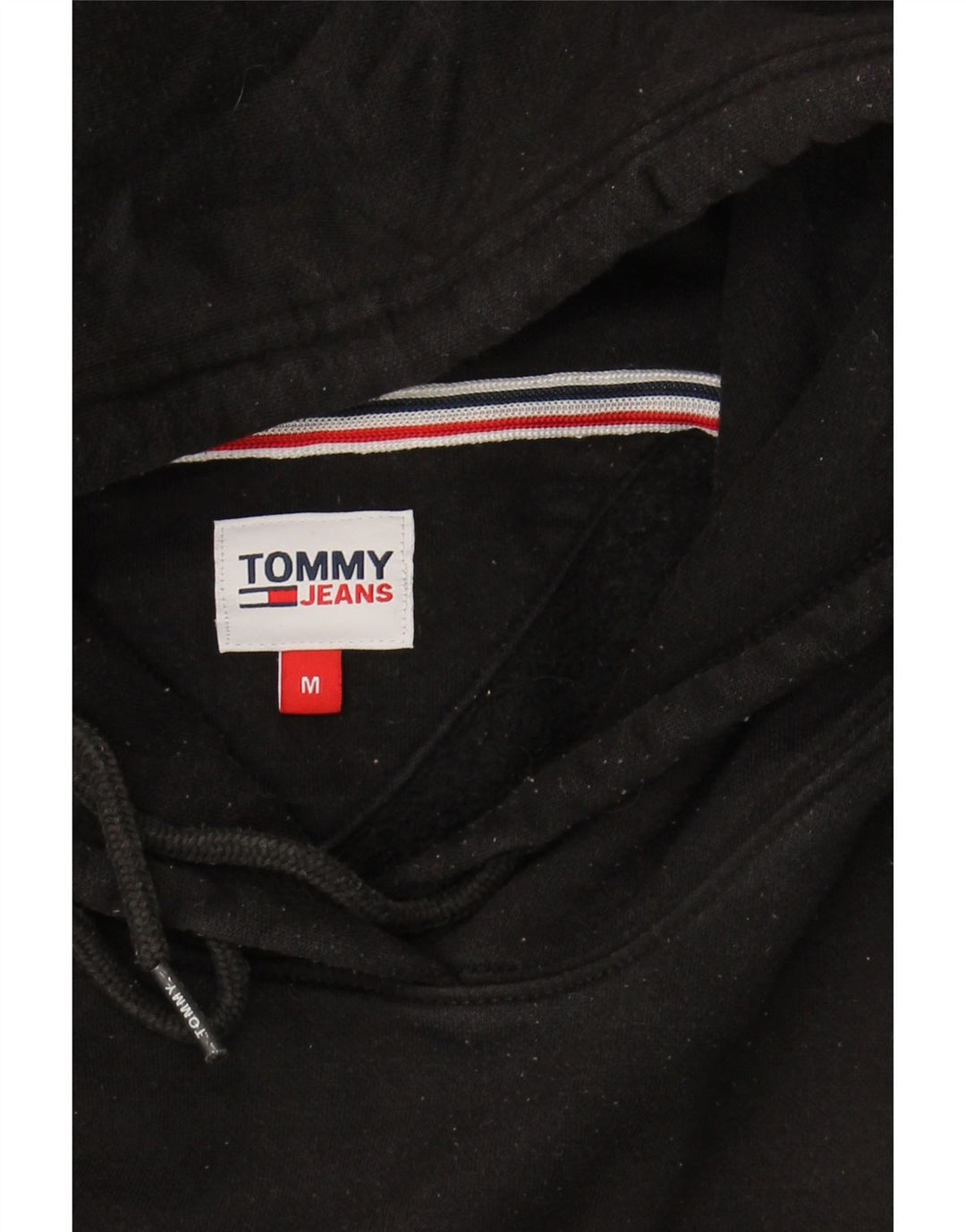 TOMMY HILFIGER Pull à capuche pour femme UK 14 Medium Noir
