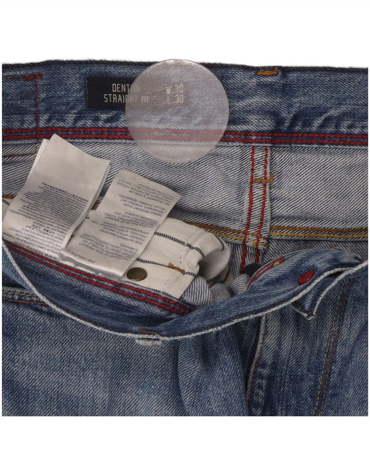 Tommy Hilfiger Jean droit Denton W30 L30 homme bleu coton