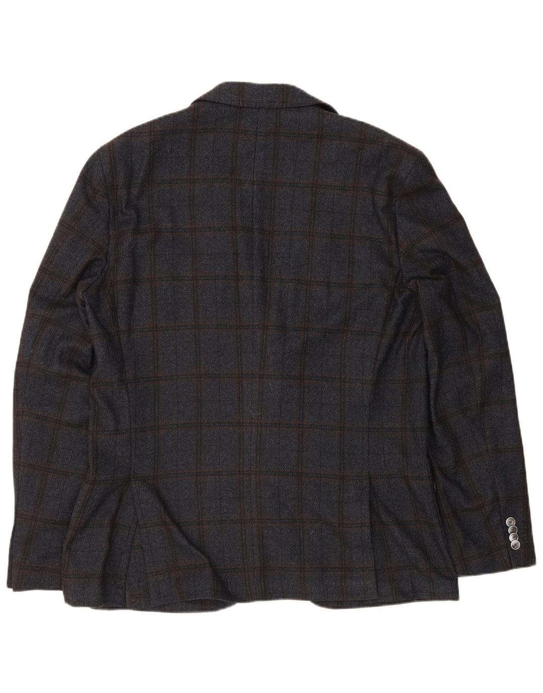 Hugo Boss Veste blazer à 2 boutons pour homme EU 56 3XL Bleu marine à carreaux en laine