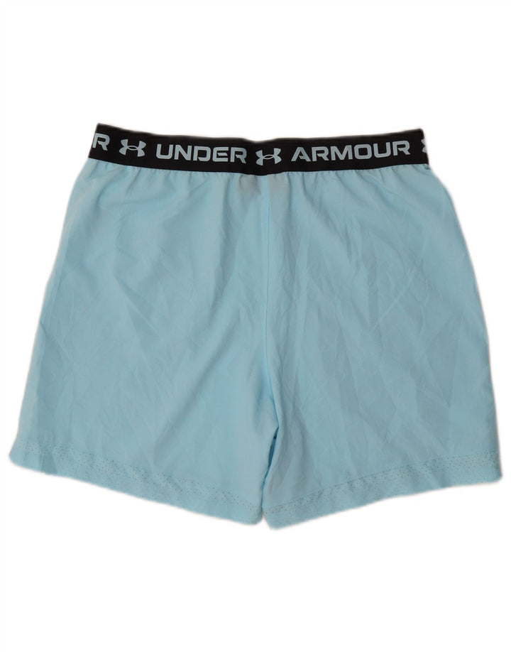 Under Armour Short de Sport Graphique Homme Bleu Large Polyester Colorblock